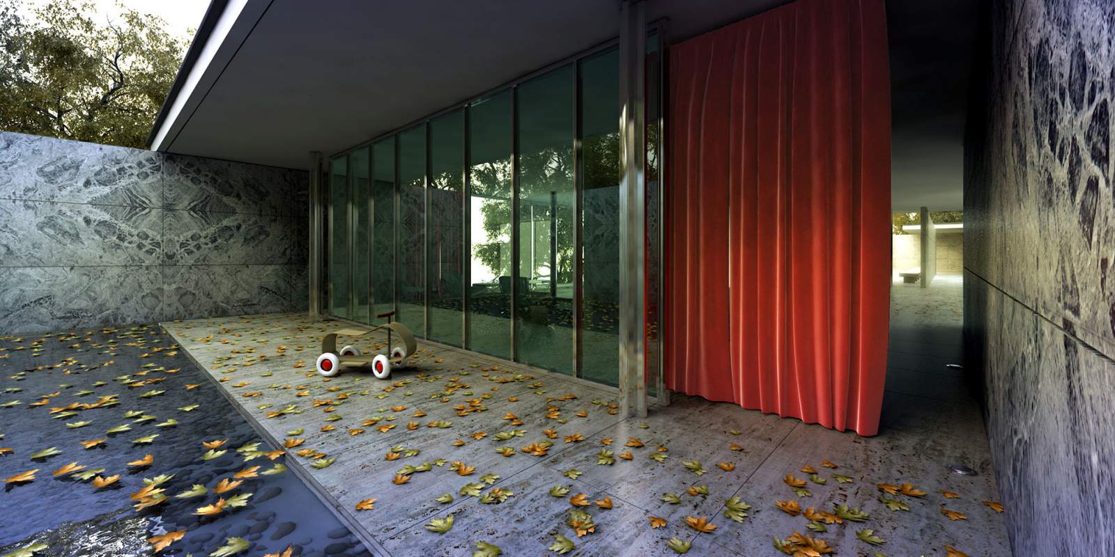 Pavillon Barcelona de Mies Van Der Rohe