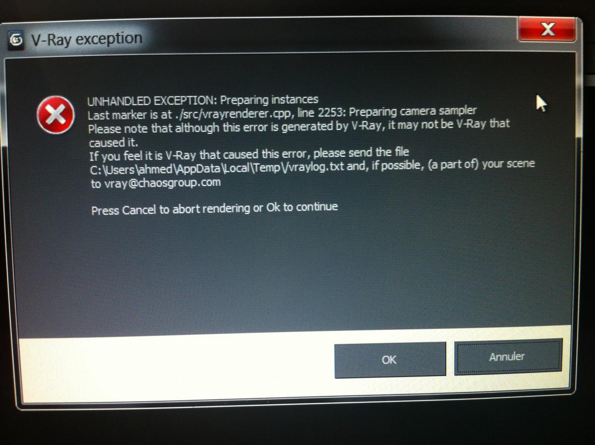 Game errors exception